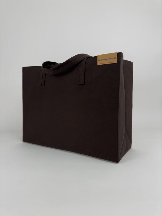 Grocer's Tote - Chocolate